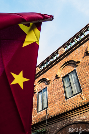 2018金門最火紅的雙旗幟街道--------金門模範街