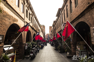 2018金門最火紅的雙旗幟街道--------金門模範街