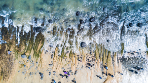 烈嶼青岐南山頭綠石槽