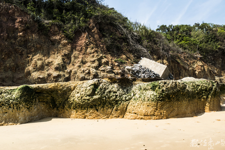 烈嶼青岐南山頭綠石槽