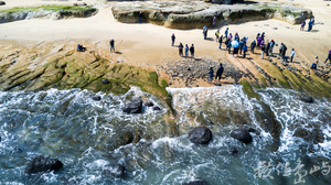 烈嶼青岐南山頭綠石槽