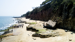 烈嶼青岐南山頭綠石槽