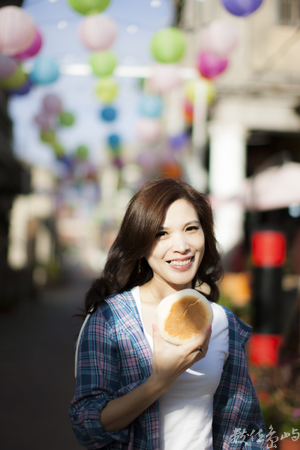 金門沙尾八卦老街彩色燈籠高高掛外拍寫真