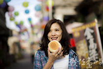 金門沙尾八卦老街彩色燈籠高高掛外拍寫真