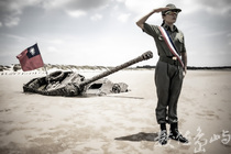 心中有國旗 愛到最高點（金門海戰車）