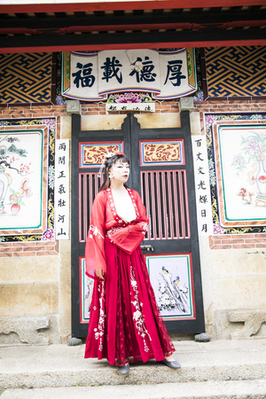 浯島申家班萬安夫人漢服外拍