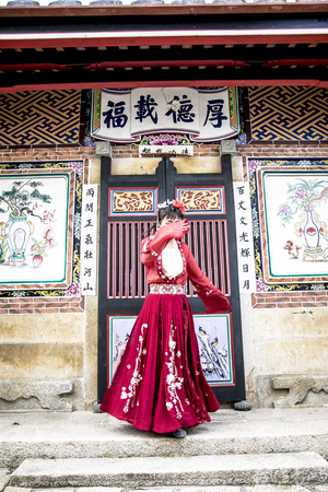 浯島申家班萬安夫人漢服外拍