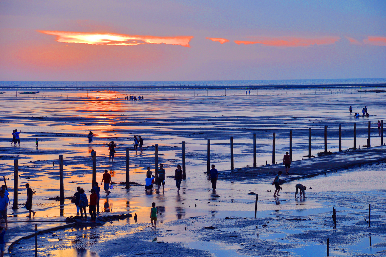 彰化縣芳苑鄉-王功夕照