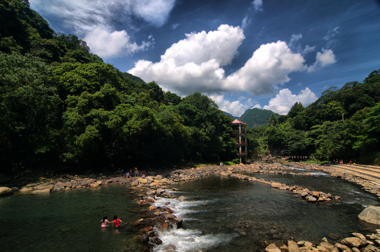 桃園縣復興鄉-小烏來戲水