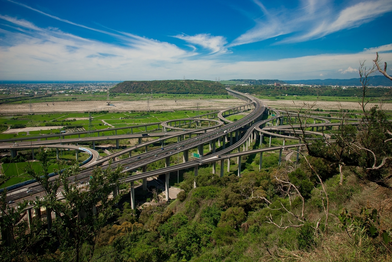 台中市沙鹿區-鳥瞰清水交流道