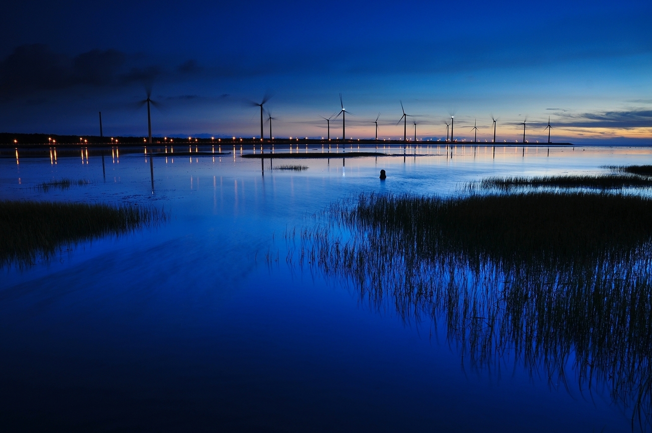 台中市清水區-高美夕照美景