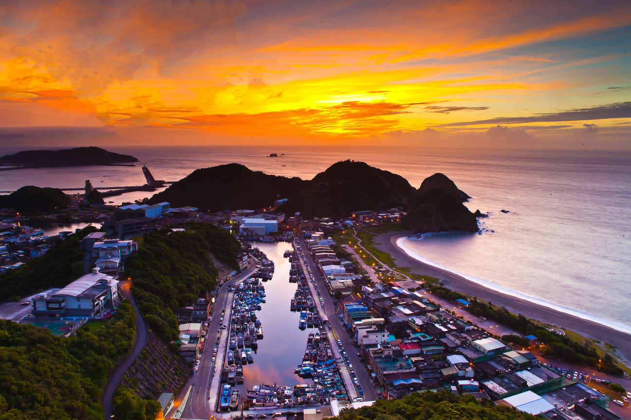 南方澳海岸晨曦