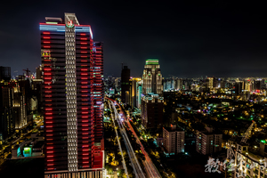 【台中七期建築夜色】