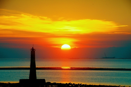 赤崁海岸夕陽
