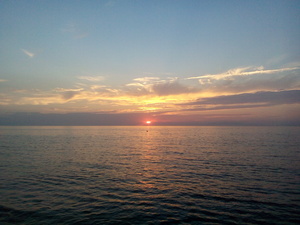 雲淡風輕斜陽下