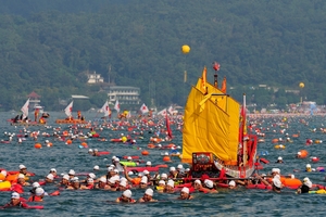 媽祖婆橫渡日月潭