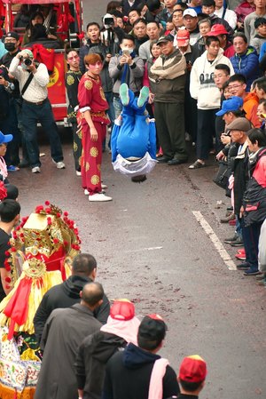 青山王祭-特技團