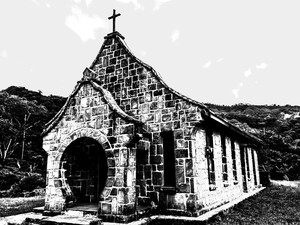 山中古教堂