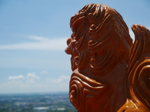 由大崗山超峰寺向外遠眺