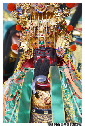 高雄岡山壽天宮神尊照片
