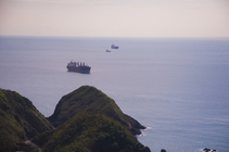 宜蘭縣蘇澳漁港外早晨