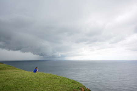 島.雨