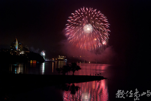 南投縣魚池鄉-日月潭跨年煙火