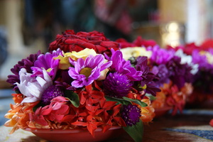 屏東縣長治鄉-火燒庄天后宮盤花