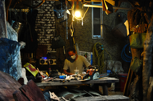 創作的熱情不受天氣影響