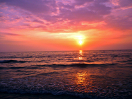 苗栗縣通霄鎮-白沙屯夕陽