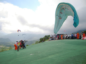 鹿野高台飛行傘