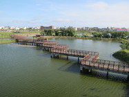 屏東縣林邊鄉－崎峰濕地公園九曲橋