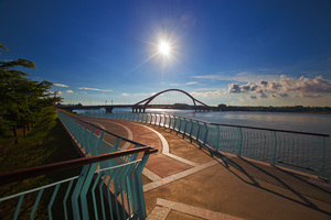 屏東縣東港鎮-日落進德橋