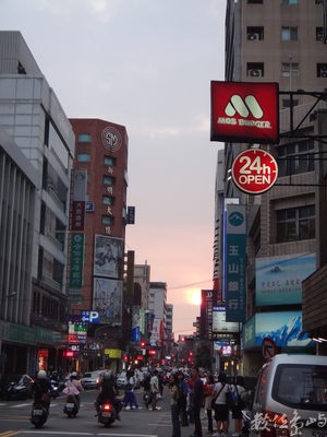 桃園縣中壢市-日落街道