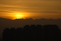 台南市永康區─朝陽剪影