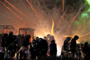 台南鹽水區-蜂炮