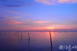 夕陽餘暉‧四湖
