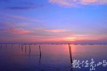 夕陽餘暉‧四湖