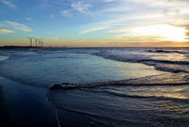 桃園縣大園鄉-內海溼地日落