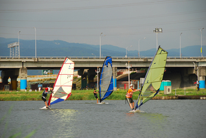 新北市蘆洲區—微風運河捕風