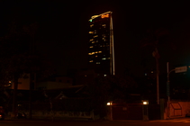 夜間的孫立人將軍紀念館