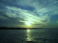 新北市八里區─落日