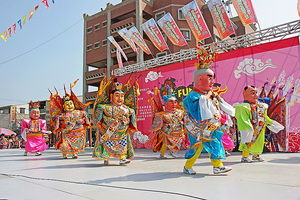 台南市新營區-太子宮三太子比賽