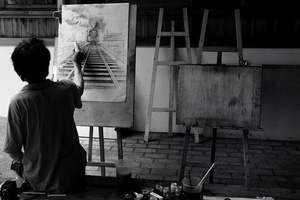  雲林縣虎尾鎮-畫出心中的虎尾鐵橋