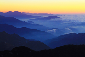 南投縣仁愛鄉-合歡山夕色