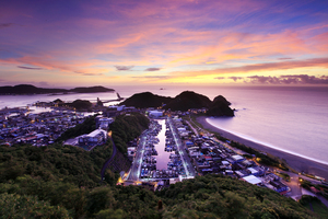 宜蘭縣蘇澳鎮-南方澳晨彩