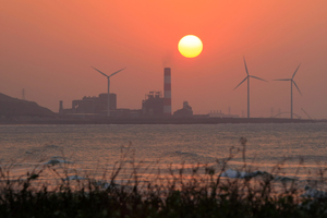 新北市林口區-林口發電廠夕照