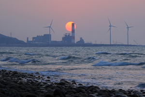 新北市林口區－林口電廠夕照