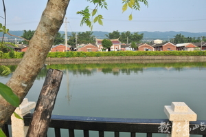 彰化縣社頭鄉 社頭劉家月眉池-自在