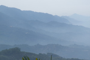 大凍山連綿的山脈